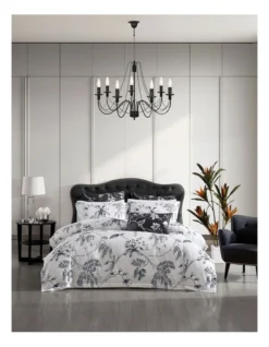 Ellison Quilt Cover Set White