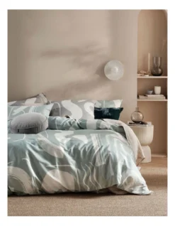 Linen House Arden European Pillowcase Green -Bedding Shop 841410550 841423420 4 720x928