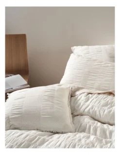 Linen House Shrimpton 45X45cm Cushion White -Bedding Shop 841414240 841439440 3 720x928