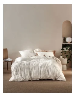 Linen House Shrimpton 45X45cm Cushion White -Bedding Shop 841414240 841439440 4 720x928