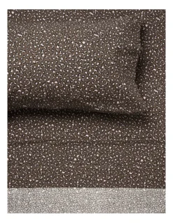 Linen House 250TC Goldie Sheet Set In Timber -Bedding Shop 842034700 842028220 3 720x928