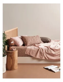 Linen House 250TC Goldie Sheet Set In Timber -Bedding Shop 842034700 842028220 5 720x928