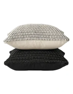 Alpine Cushion In Black 10 Alpine Cushion In Black -Bedding Shop 846189190 846190810 4 720x928