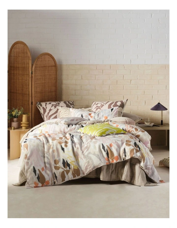 Linen House Bronte Quilt Cover Set Multicolour 3 Linen House Bronte Quilt Cover Set Multicolour