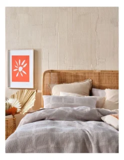 Linen House Galicia Quilt Cover Set In Blue/Sand -Bedding Shop 856124380 856116460 2 720x928