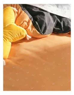 Smiles All Round Quilt Cover Set In Charcoal/Apricot 13 Smiles All Round Quilt Cover Set In Charcoal/Apricot -Bedding Shop 856125010 856119880 6 720x928