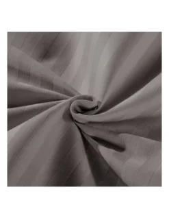 Kensington 1200 Thread Count 100% Egyptian Cotton Sheet Set Stripe Hotel Grade In Charcoal -Bedding Shop 858078640 5 720x928