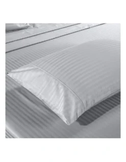 Kensington 1200 Thread Count 100% Egyptian Cotton Sheet Set Stripe Hotel GradeSliver -Bedding Shop 858078730 3 720x928