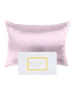 Mulberry Soft Silk Hypoallergenic Pillowcase Twin Pack 51x76cm In Lilac -Bedding Shop 865755910 3 1 720x928