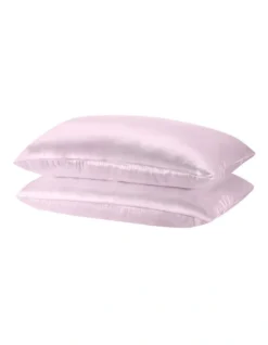 Mulberry Soft Silk Hypoallergenic Pillowcase Twin Pack 51x76cm In Lilac -Bedding Shop 865755910 4 1 720x928