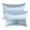 Mulberry Soft Silk Hypoallergenic Pillowcase Twin Pack 51x76cm In Light Blue -Bedding Shop 865756000 1 1 720x928