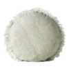 Vintage Linen Fringe 45cm Round Cushion In Fennel -Bedding Shop 868619170 1 1 720x928