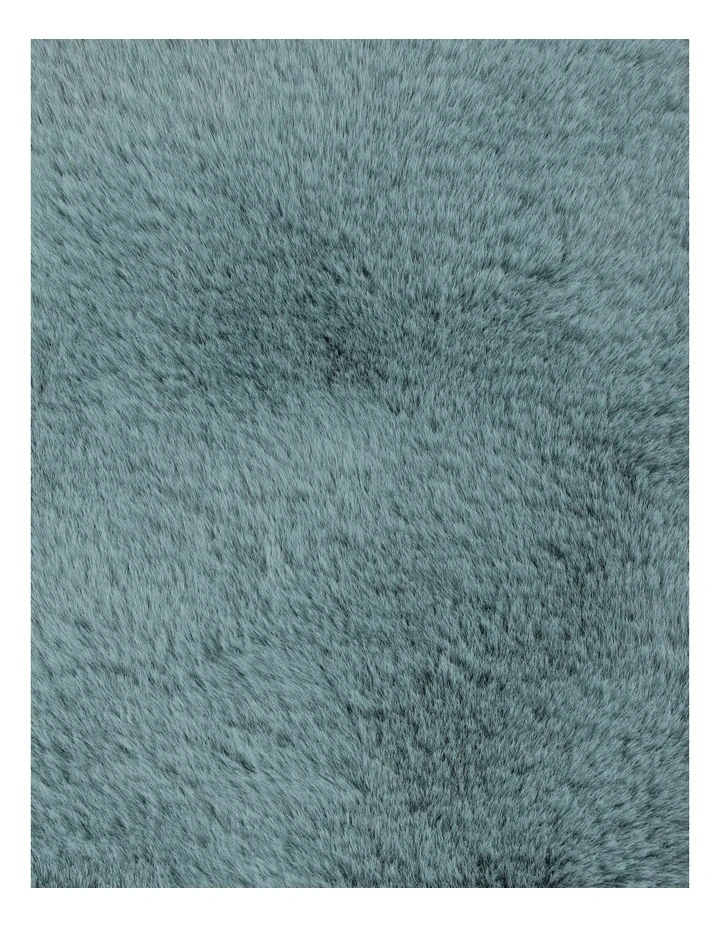 Heritage Amelie Fur Throw In Duck Egg 5 Heritage Amelie Fur Throw In Duck Egg - Image 3