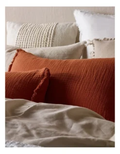 Alawa Cotton Gauze Quilt Cover Set In Earth 7 Alawa Cotton Gauze Quilt Cover Set In Earth -Bedding Shop 871757560 871758010 3 720x928