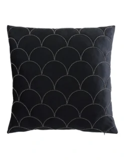 Kinsey Square Cushion In Black