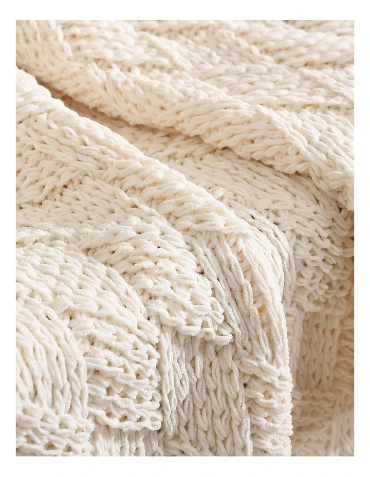 Dover Throw Cream 4 Dover Throw Cream - Image 2