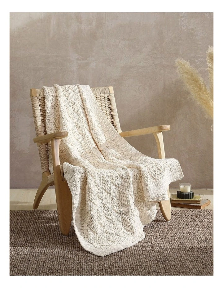 Dover Throw Cream 5 Dover Throw Cream - Image 3