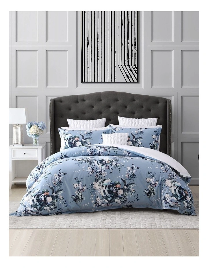 Milena Quilt Cover Set Sky 3 Milena Quilt Cover Set Sky