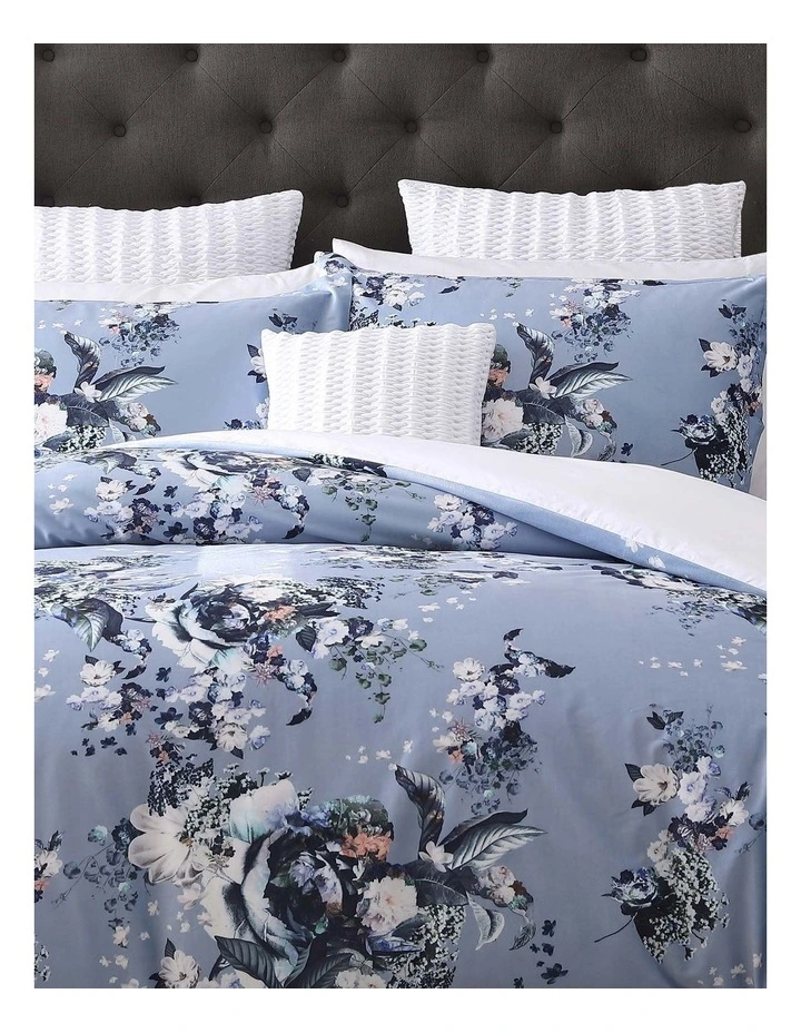 Milena Quilt Cover Set Sky 5 Milena Quilt Cover Set Sky - Image 3