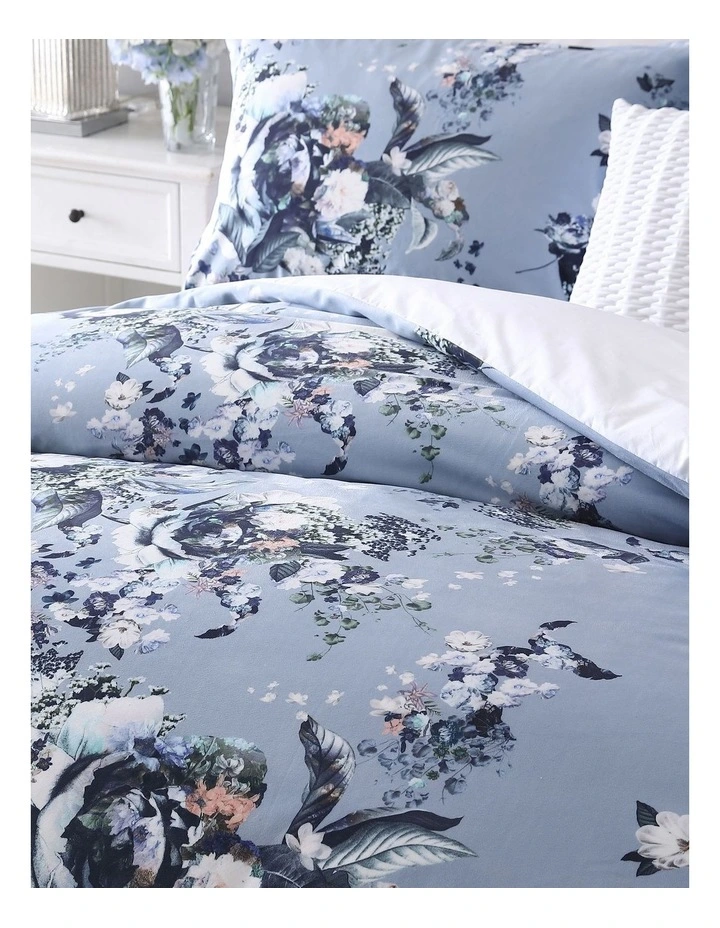 Milena Quilt Cover Set Sky 6 Milena Quilt Cover Set Sky - Image 4