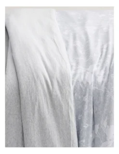 Calvin Klein Floral Print Quilt Cover In Pewter -Bedding Shop 881763220 3 2 720x928