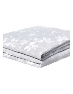 Calvin Klein Floral Print Quilt Cover In Pewter -Bedding Shop 881763220 4 1 720x928