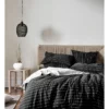 French Stripe Bedlinen Collection In Black