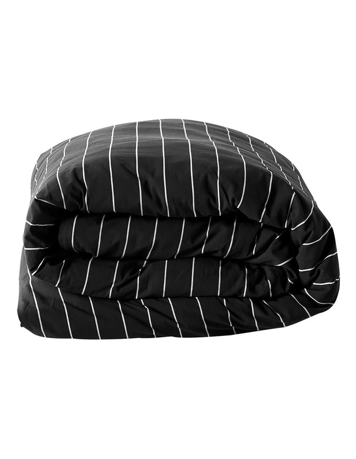 French Stripe Bedlinen Collection In Black 5 French Stripe Bedlinen Collection In Black - Image 3