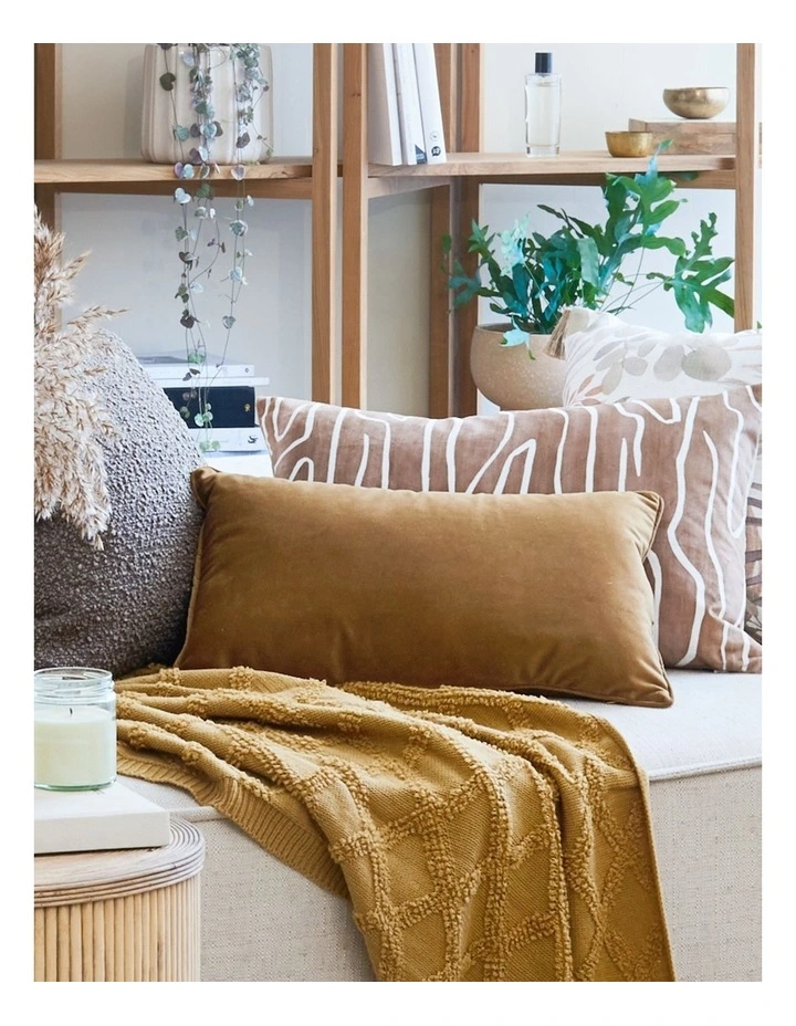 Velvet Cushion Mustard 3 Velvet Cushion Mustard