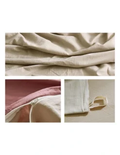 Cotton Duvet Single Quilt Cover Set In Red/Beige -Bedding Shop 884110060 5 720x928