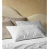 250TC Stonewashed Cotton Sheet Set In White -Bedding Shop 889066000 889063480 1 720x928