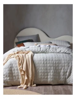 Harlem Jersey Quilt Cover Mercury