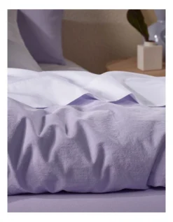 Stonewashed 250TC Cotton Quilt Cover Set In Purple -Bedding Shop 889068520 911539540 3 720x928