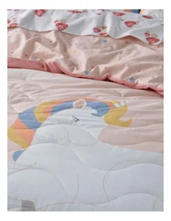 Mystique Unicorn Quilt Cover Set In Pink -Bedding Shop 890219170 2 720x928