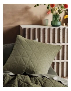 Linen House Heath Quilt Cover Set In Eucalyptus -Bedding Shop 895065400 2 720x928