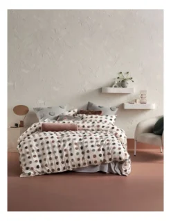 Linen House Haze Quilt Cover Set In Storm