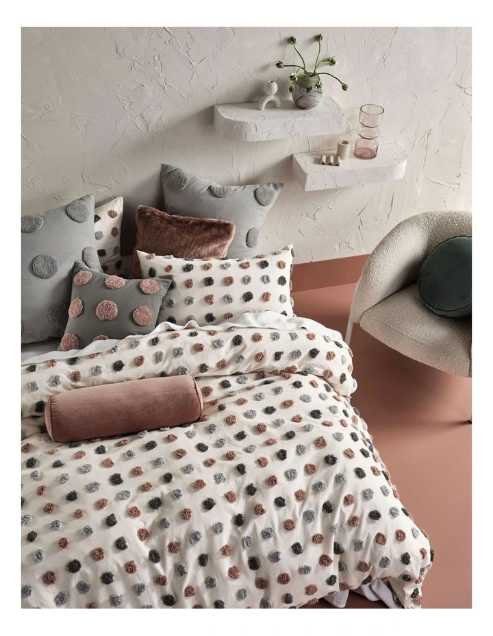 Linen House Haze Quilt Cover Set In Storm 4 Linen House Haze Quilt Cover Set In Storm - Image 2