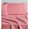 Organic Cotton 400Tc Sateen Sheet Set In Pink Ginger -Bedding Shop 896709160 1 720x928