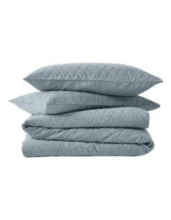 Chambray Quilted Bedlinen Collection Bluestone 9 Chambray Quilted Bedlinen Collection Bluestone -Bedding Shop 900779320 3 720x928