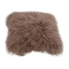 Naturally Sheepskins Long Wool Mongolian Sheepskin Cushion Cover Mocha -Bedding Shop 906855040 1 720x928