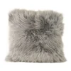 New Zealand Sheepskin Cushion Cover In Grey -Bedding Shop 906861250 1 1 720x928