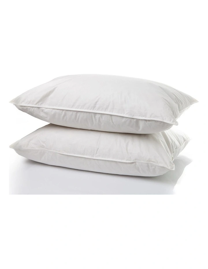 Royal Comfort 1800GSM Duck Feather Down Topper & 1000GSM 2 Pillows Set 3 Royal Comfort 1800GSM Duck Feather Down Topper & 1000GSM 2 Pillows Set