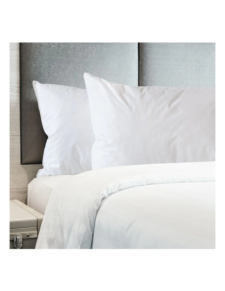 Royal Comfort 1800GSM Duck Feather Down Topper & 1000GSM 2 Pillows Set 5 Royal Comfort 1800GSM Duck Feather Down Topper & 1000GSM 2 Pillows Set - Image 3