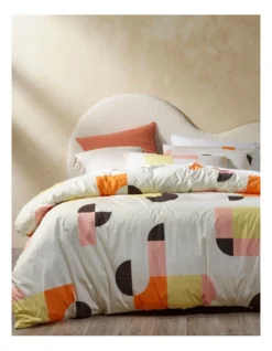 Greenberg Tile Quilt Cover Set In Multi