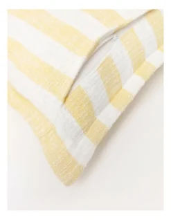 Gower Striped Cotton Cushion 50x50cm In Golden Haze 11 Gower Striped Cotton Cushion 50x50cm In Golden Haze -Bedding Shop 911578150 5 720x928