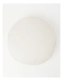 Boucle Round Cushion 45Cm In Cloud White