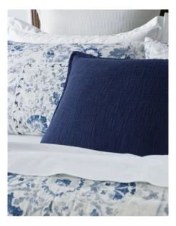 Heritage Aurelia Quilt Cover Set In Blue/White -Bedding Shop 911602630 3 720x928