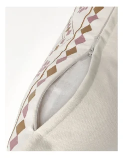 Heritage Torre Tapestry Pattern Embroidered Cushion 60x40cm In Pink -Bedding Shop 915040720 4 720x928