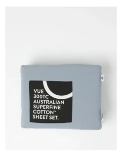 300TC Australian Superfine Cotton Sheet Set In Blue -Bedding Shop 917446330 917442640 3 720x928