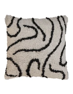 Mona Tufted Cushion 50cm Off White/Black 7 Mona Tufted Cushion 50cm Off White/Black -Bedding Shop 919593550 3 1 720x928